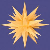 Herrnhuter Innenstern gelb 60 cm Herrnhuter Innenstern gelb 60 cm