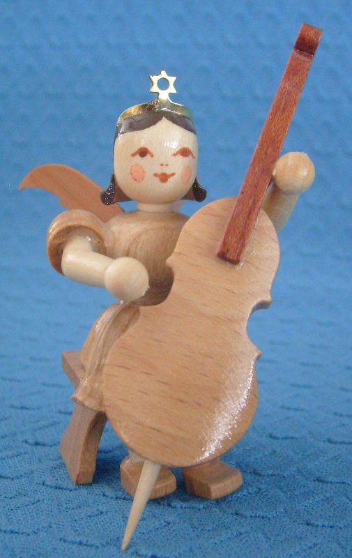 Engel sitzend mit Violoncello Engel sitzend mit Violoncello