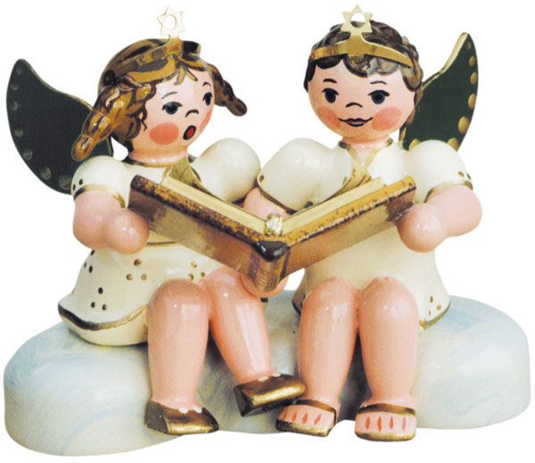 Engelpaar Weihnachtsgeschichte - vorrätig 1 Stück Engelpaar Weihnachtsgeschichte - vorrätig 1 Stück