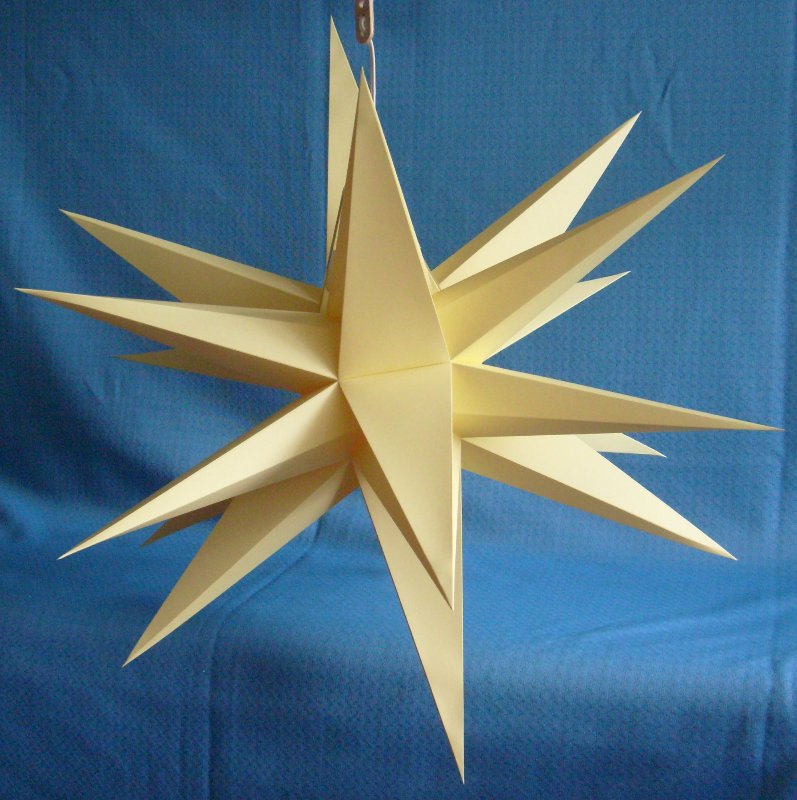 Annaberger Faltstern gelb 60 cm Annaberger Faltstern gelb 60 cm