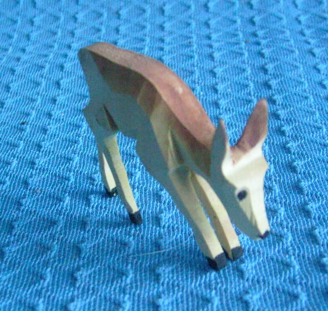 Reh fressend 5 cm Reh fressend 5 cm