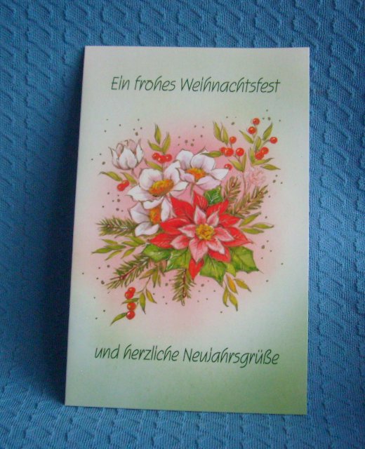 Karte: Weihnachtssterne Karte: Weihnachtssterne