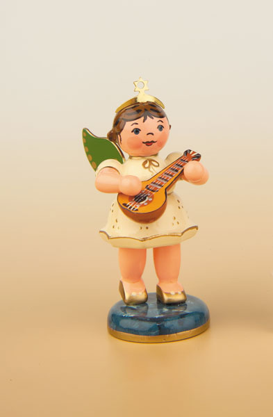 Engel mit Mandoline 6,5 cm Engel mit Mandoline 6,5 cm