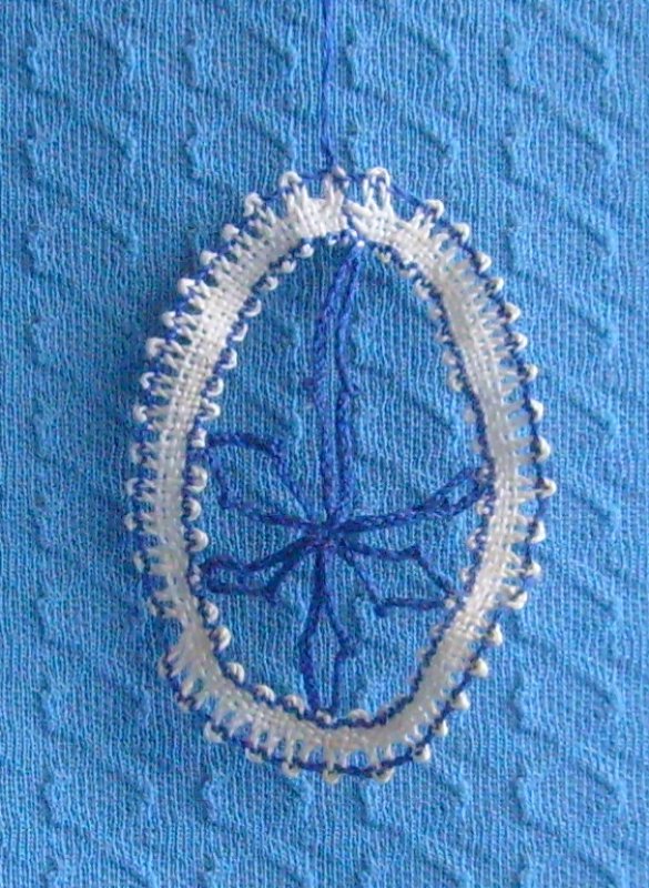 geklöppeltes Osterei blau - vorrätig 3 Stück geklöppeltes Osterei blau - vorrätig 3 Stück
