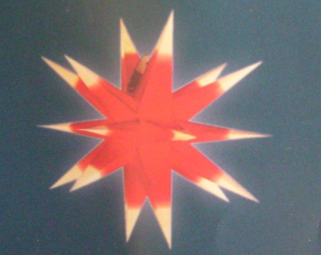 Annaberger Faltstern rot-gelb 60 cm - vorrätig: 2 Stück Annaberger Faltstern rot-gelb 60 cm - vorrätig: 2 Stück
