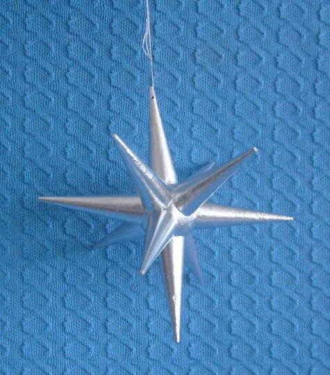 Baumbehang Stern silber Baumbehang Stern silber