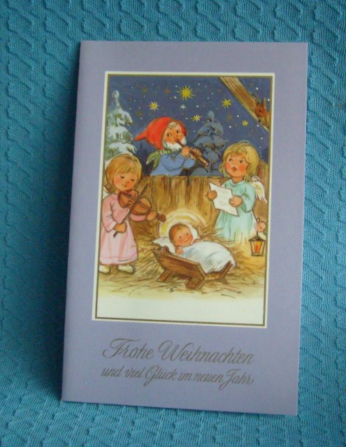 Karte: Beim Christkind Karte: Beim Christkind