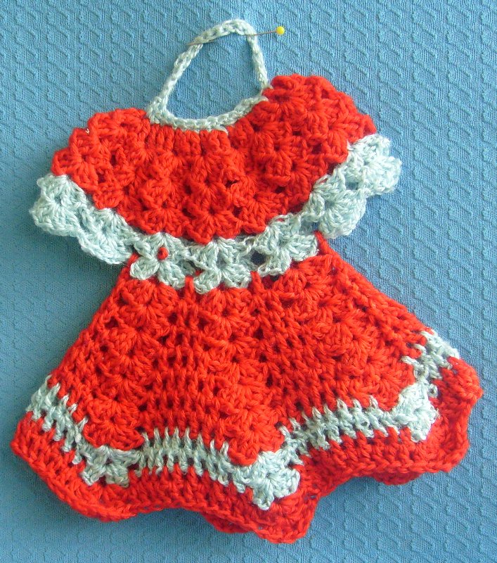 Topflappen Kleid Topflappen Kleid