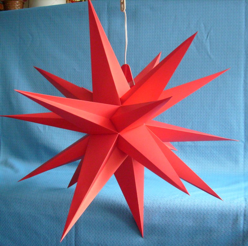 Annaberger Stern rot 60 cm - vorrätig: 1 Stück Annaberger Stern rot 60 cm - vorrätig: 1 Stück