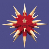 Herrnhuter Innenstern gelb mit rotem Kern 60 cm Herrnhuter Innenstern gelb mit rotem Kern 60 cm