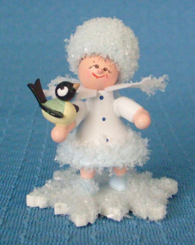 Schneeflöckchen mit Vögelchen - vorrätig 1 Stück