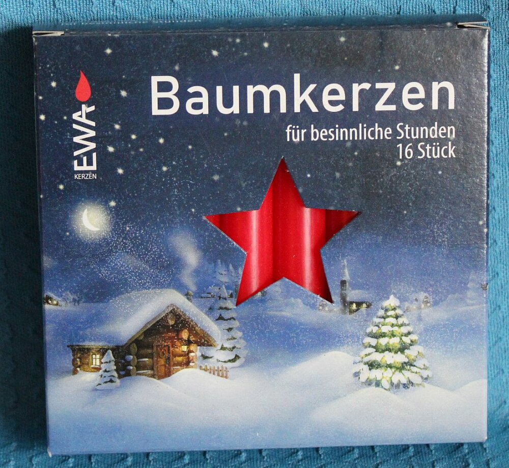 Baumkerzen rot