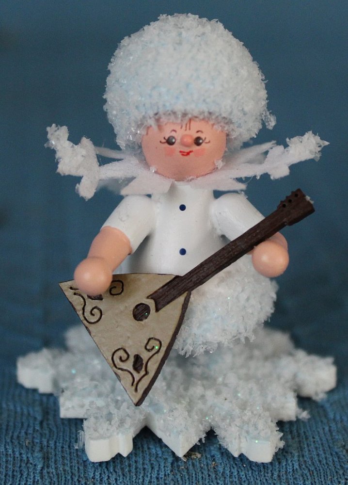 Schneeflöckchen mit Balalaika- vorrätig 1 Stück