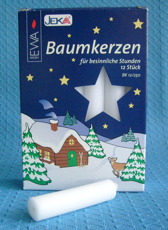 Baumkerzen weiss