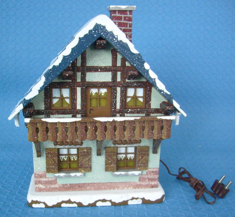 Winterhaus mit Balkon 14 cm - noch 1 Stück