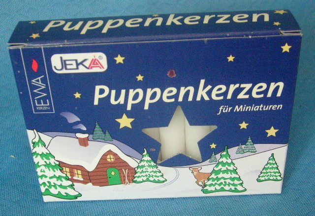 Puppenkerzen weiß