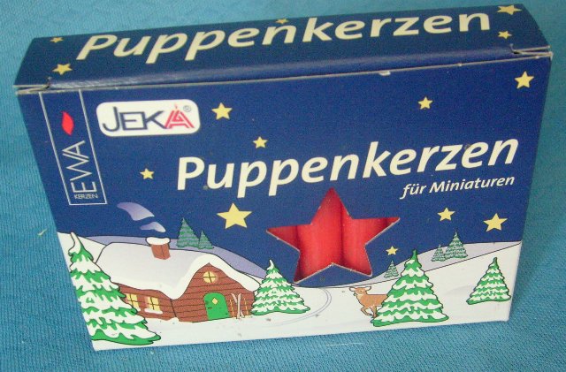 Puppenkerzen rot